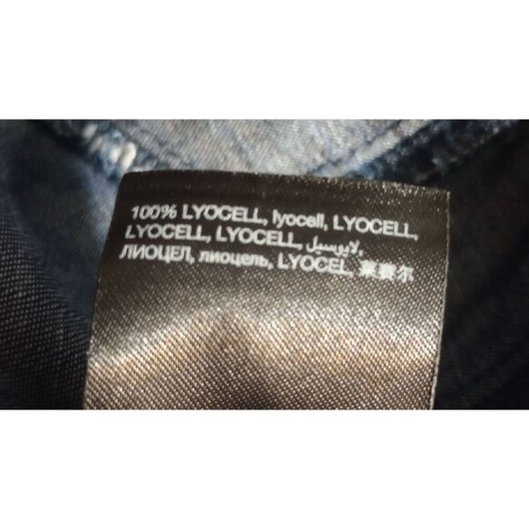 BeBe Jacket Ladies Small Chambray Light Weight - Picture 5 of 6